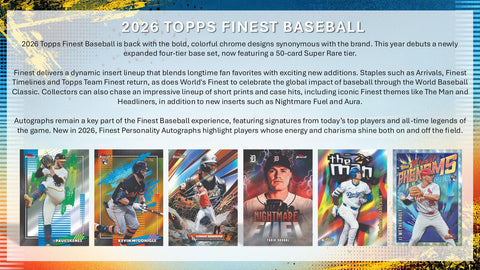 2026 Topps Finest Baseball Mega