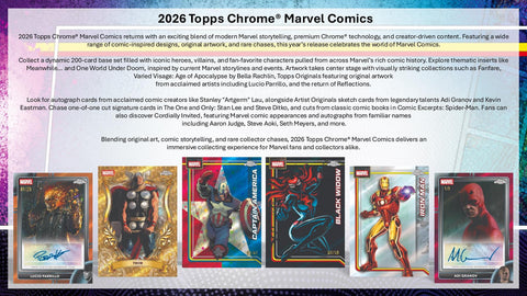 2026 Topps Marvel Comics Chrome Hobby