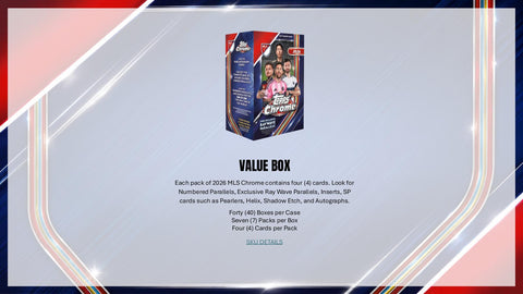 2026 Topps MLS Major League Soccer Chrome Blaster