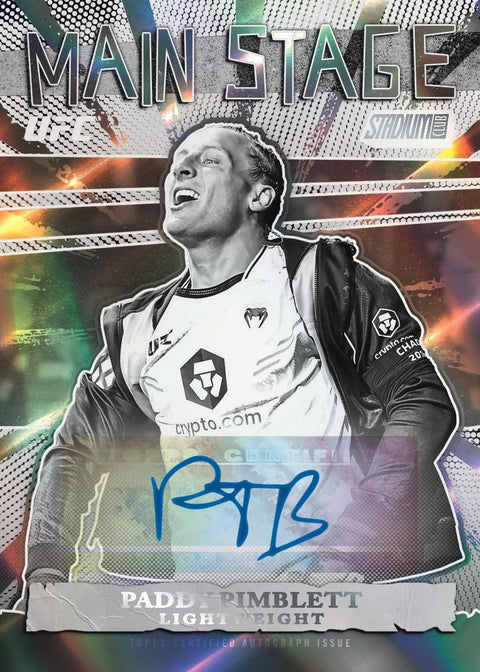 2026 Topps Stadium Club UFC Mega