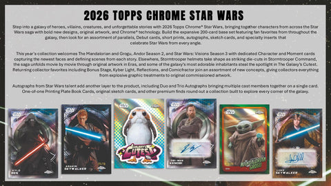 2026 Topps Star Wars Chrome Delight (Presell)