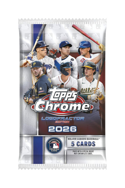 2026 Topps Chrome Baseball Logofractor Edition (Presell)