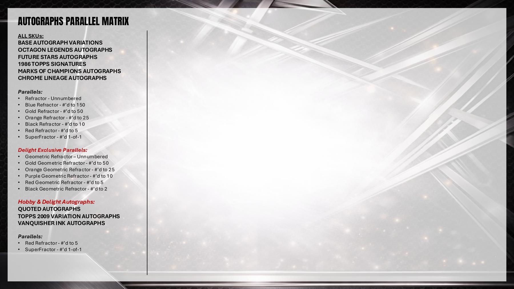 2026 Topps Chrome UFC Blaster