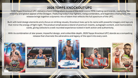 2026 Topps Knockout UFC Hobby