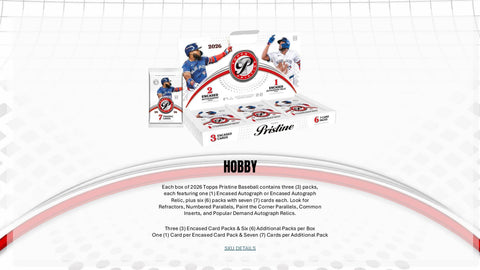 2026 Topps Pristine Baseball Hobby