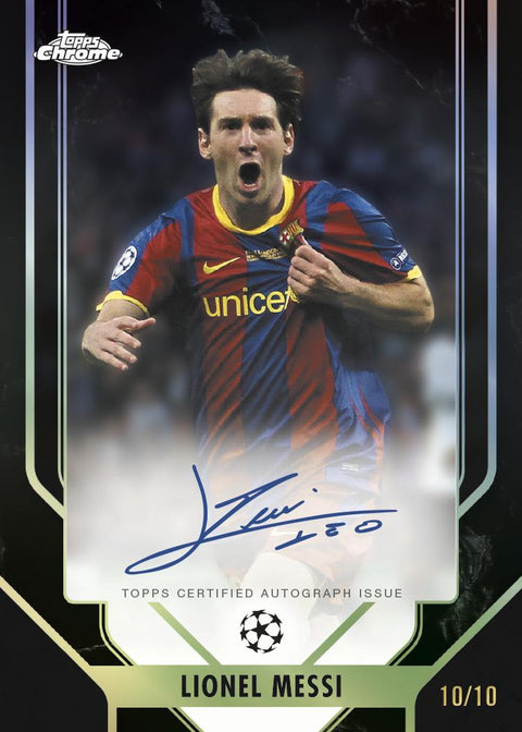 2025/26 Topps Chrome UEFA Club Competitions Soccer Blaster