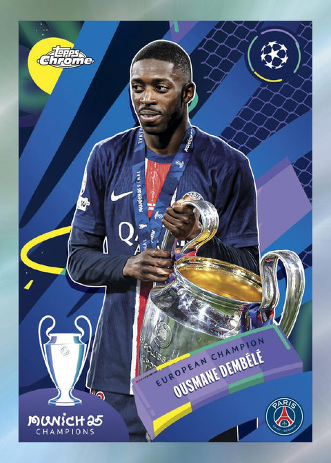 2025/26 Topps Chrome UEFA Club Competitions Soccer Hobby