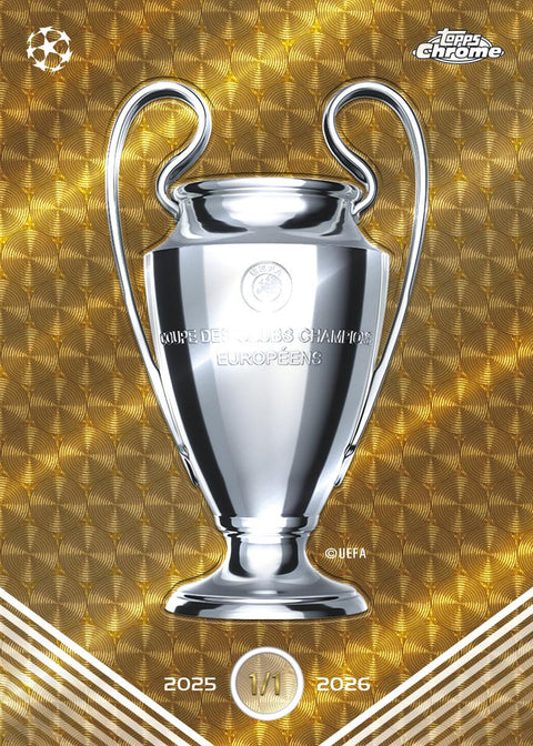 2025/26 Topps Chrome UEFA Club Competitions Soccer Hobby