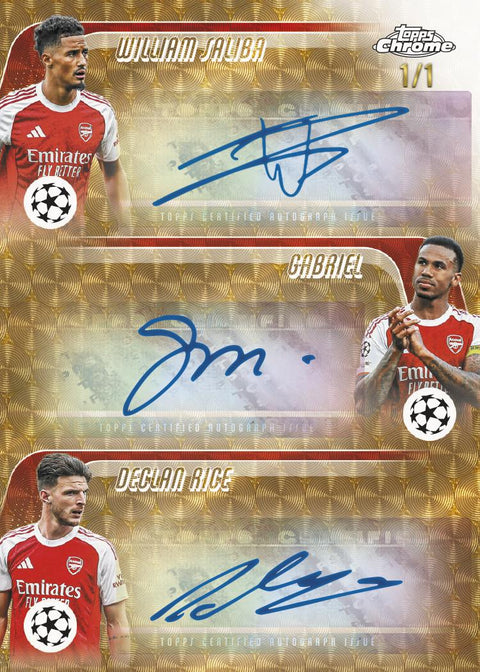 2025/26 Topps Chrome UEFA Club Competitions Soccer Blaster