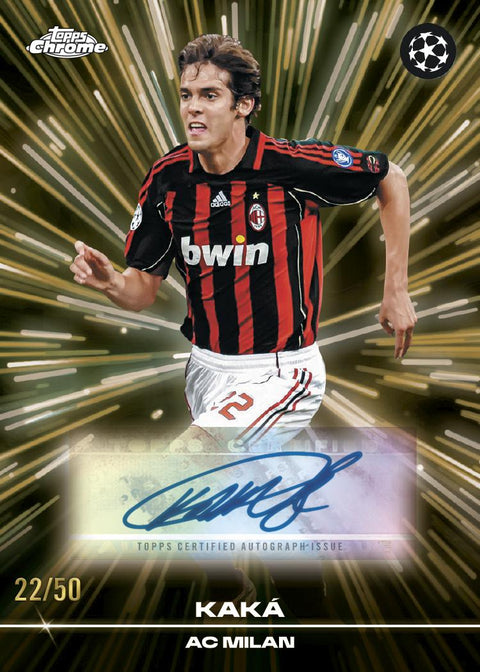 2025/26 Topps Chrome UEFA Club Competitions Soccer Blaster