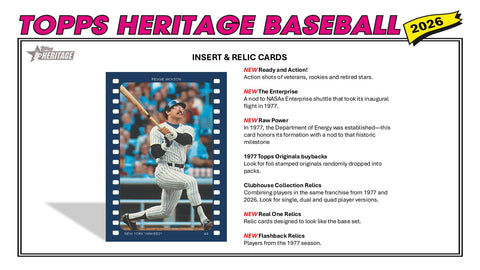 2026 Topps Heritage Baseball Hobby