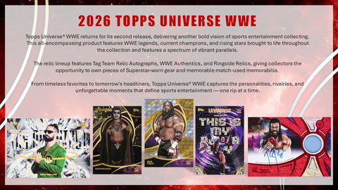 2026 Topps WWE Universe Wrestling Hobby (Presell)