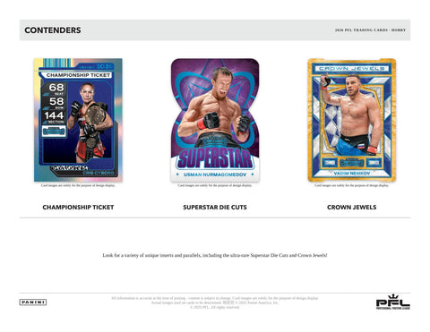 2026 Panini Contenders Professional Fighters League PFL Hobby