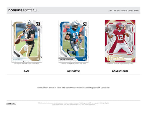 2026 Panini Donruss Football Hobby (Presell)