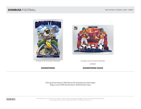 2026 Panini Donruss Football Hobby (Presell)