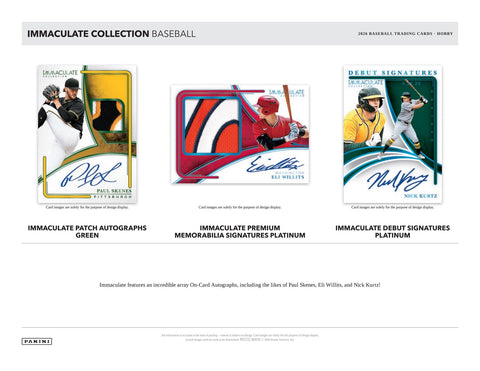 2026 Panini Immaculate Baseball Hobby