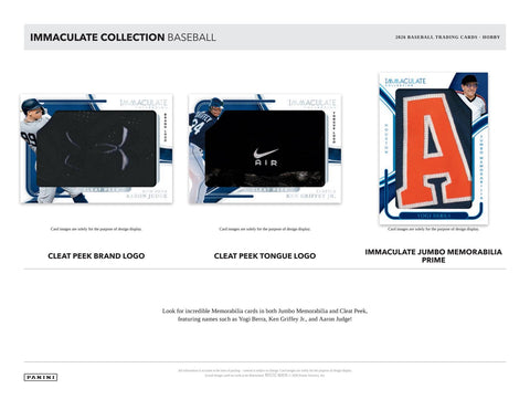 2026 Panini Immaculate Baseball Hobby
