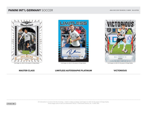 2026 Panini International Germany Soccer Blaster (Presell)