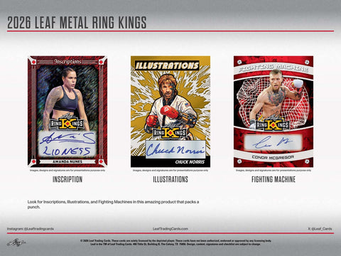 2026 Leaf Metal Ring Kings Boxing Hobby
