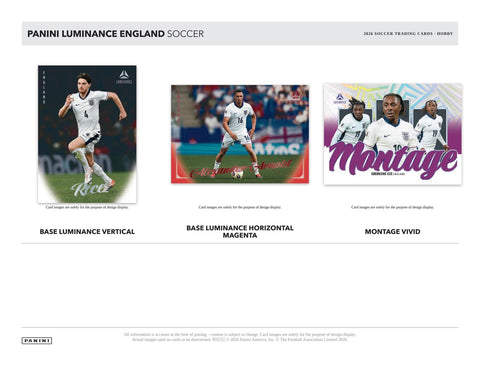 2026 Panini Luminance England Soccer Hobby
