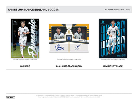 2026 Panini Luminance England Soccer Hobby