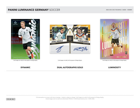 2026 Panini Luminance Germany Soccer Hobby
