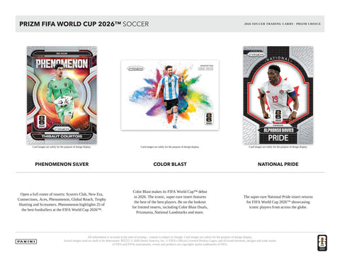 2026 Panini Prizm FIFA World Cup Soccer Choice