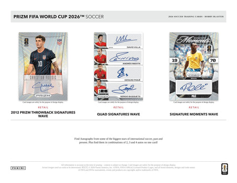 2026 Panini Prizm FIFA World Cup Soccer Blaster Hobby