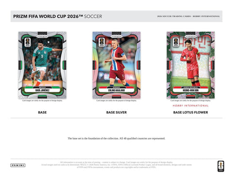 2026 Panini Prizm FIFA World Cup Soccer Hobby International