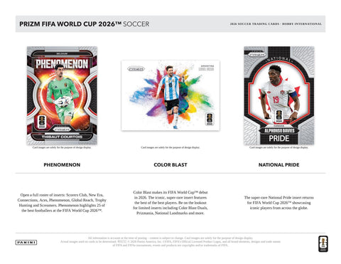 2026 Panini Prizm FIFA World Cup Soccer Hobby International
