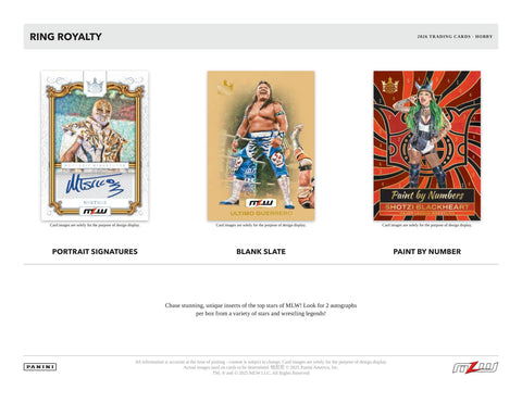 2026 Panini Ring Royalty Major League Wrestling Hobby