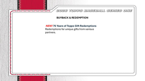 2026 Topps Series 1 Baseball Hobby