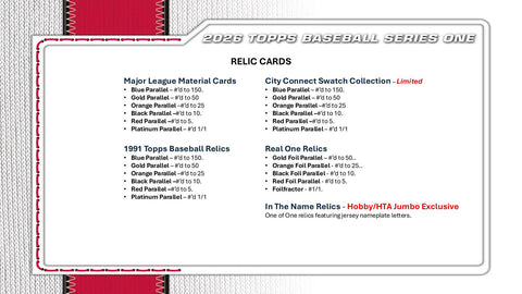 2026 Topps Series 1 Baseball Hobby