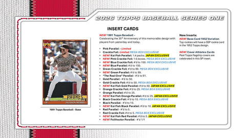 2026 Topps Series 1 Baseball Mega