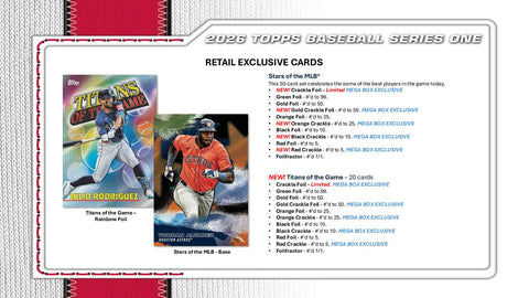 2026 Topps Series 1 Baseball 6-Pack Blaster