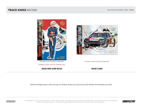 2026 Panini Track Kings NASCAR Racing Hobby (Presell)