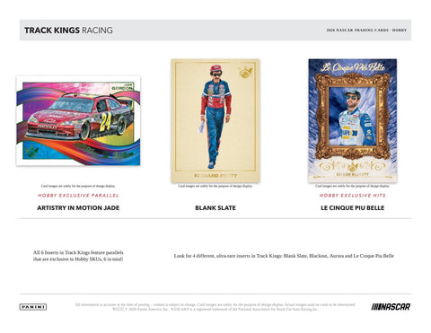 2026 Panini Track Kings NASCAR Racing Hobby (Presell)