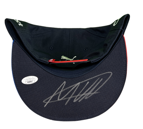 Max Verstappen Autographed #1 Red Bull Puma Hat JSA AQ28891