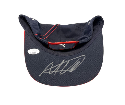 Max Verstappen Autographed  #33 Red Bull Puma Blue Hat