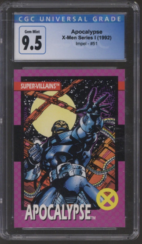 1992 Apocalypse X-Men Series I Impel #51 CGC 9.5 *4132377002*