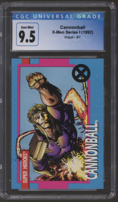 1992 Cannonball X-Men Series I Impel #7 CGC 9.5 *4132377025*