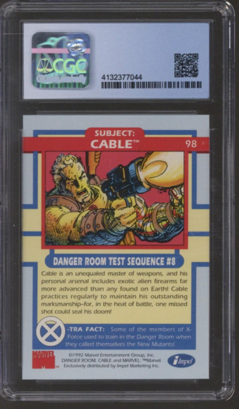 1992 Cable X-Men Series I Impel #98 CGC 9.5 *4132377044*