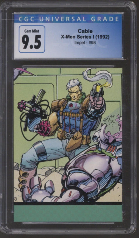 1992 Cable X-Men Series I Impel #98 CGC 9.5 *4132377044*