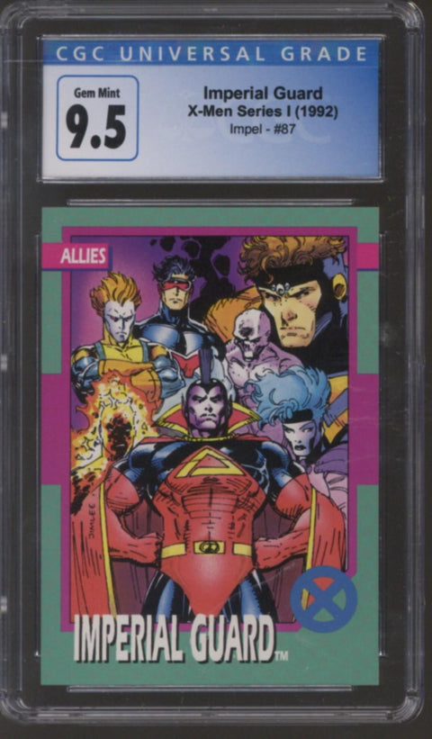 1992 Imperial Guard X-Men Series I Impel #87 CGC 9.5 *4132377087*