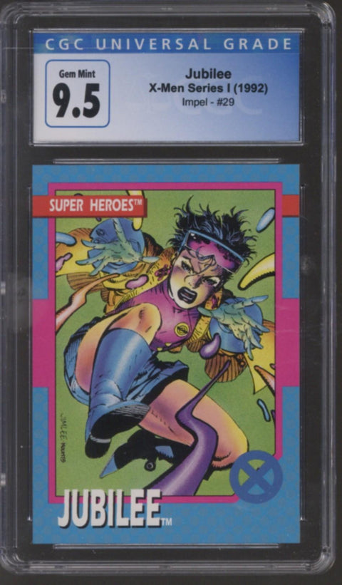 1992 Jubilee X-Men Series I Impel #29 CGC 9.5 *4132377094*