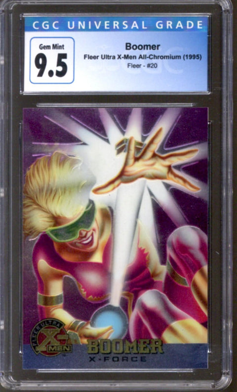 1995 Boomer Fleer Ultra X-Men All-Chromium Fleer #20 CGC 9.5 *4145414042*