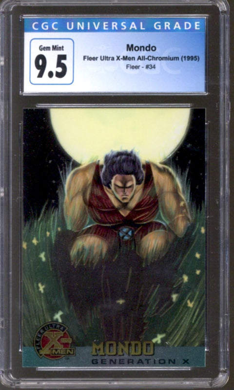 1995 Mondo Fleer Ultra X-Men All-Chromium Fleer #34 CGC 9.5 *4145414070*