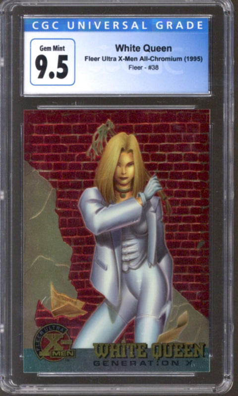 1995 White Queen Fleer Ultra X-Men All-Chromium Fleer #38 CGC 9.5 *4145414077*