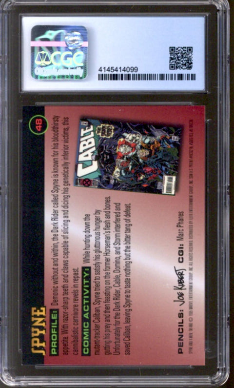 1995 Spyne Fleer Ultra X-Men All-Chromium Fleer #48 CGC 9.5 *4145414099*