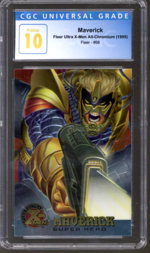 1995 Maverick Fleer Ultra X-Men All-Chromium Fleer #56 CGC 10 (Pristine) *4145414114*